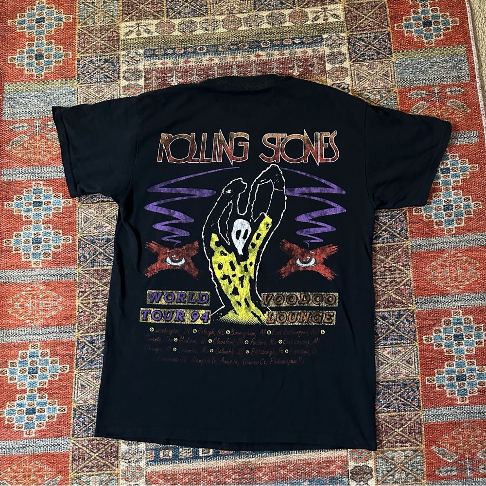 The Rolling Stones voodoo lounge tour 1994 graphic t-shirt